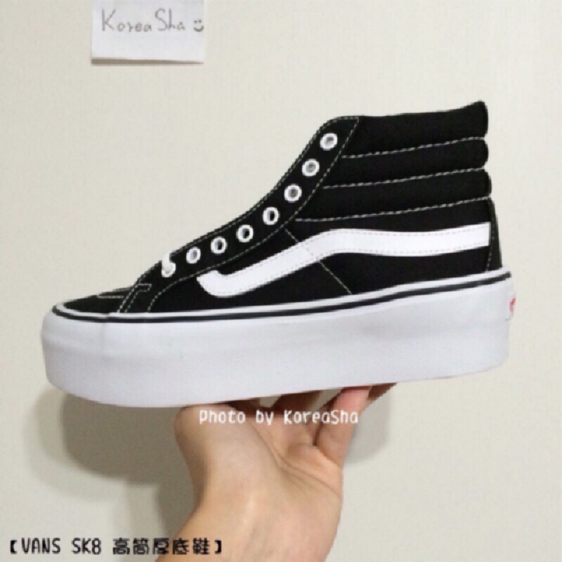 ✅現貨+預購【韓妞增高神器】Vans Old Skool Platform 高筒厚底帆布鞋