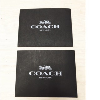 《Coach》發票套/銷貨明細套/卡片套/貼紙
