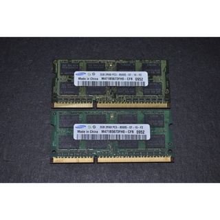 三星PC3-8500S (DDR3-1066) 2Gx2 M471B5673FH0 同廠牌 同顆粒 同週期 雙面 雙通道
