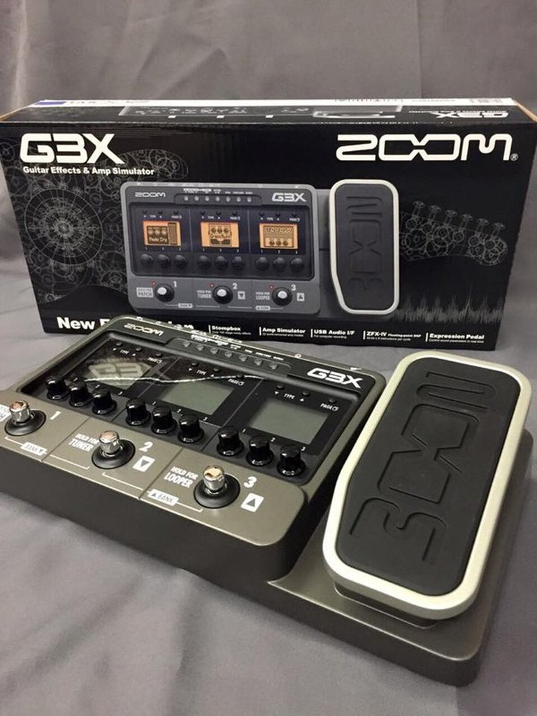 【大鼻子樂器】免運 正公司貨 Zoom G3X 入門 電吉他 綜合效果器 有Loop 錄音卡 不含變壓器