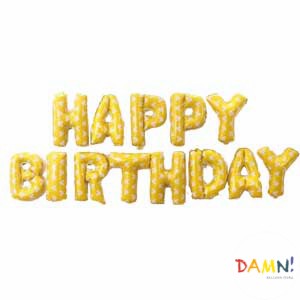 Damnstore 米奇款happy Birthday字母16吋3種顏色生日氣球 蝦皮購物