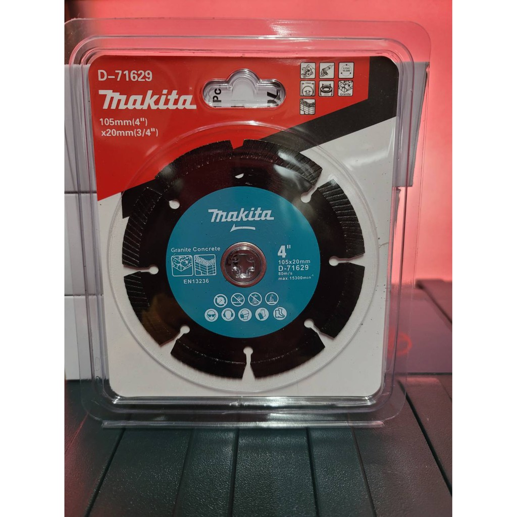 牧田 makita 4"鑽石切片 開口型 適水泥花崗石 D-71629 可裝4吋切石機 4吋砂輪機