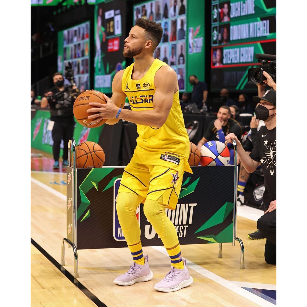 UA Curry 8 紫色薰衣草 咖哩 路人 2021NBA全明星 三分球大賽冠軍 籃球鞋 3024425-500 限量