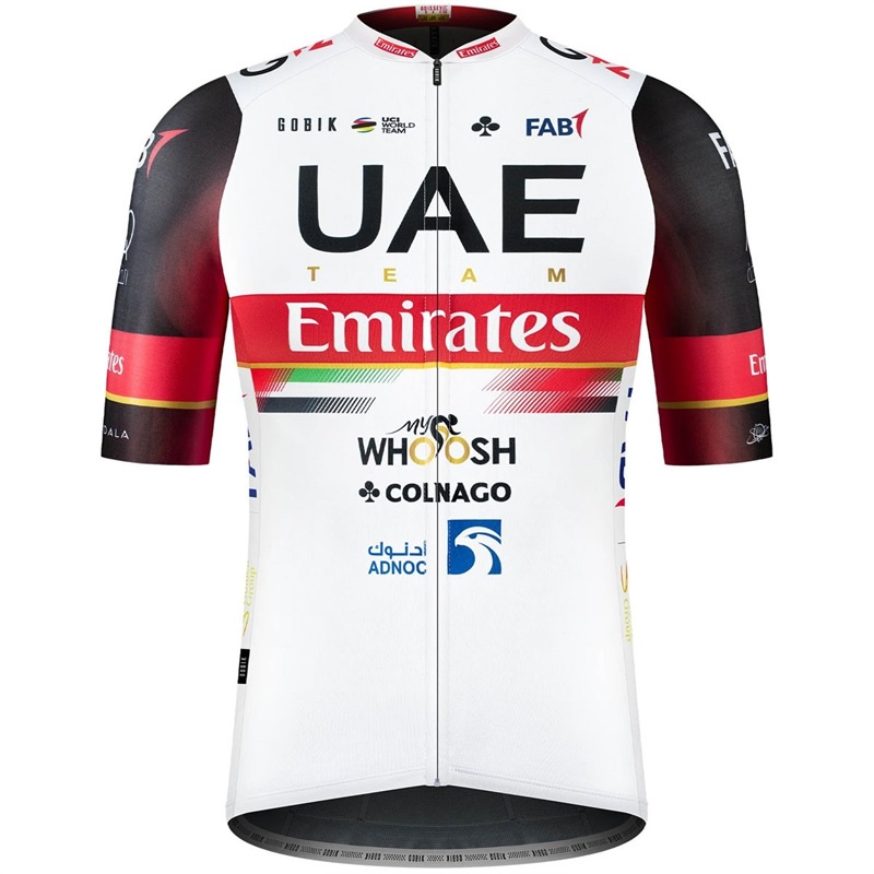 男式圓領短袖 T 恤,圓領印花自行車 Cbox 21ss Aaa 級 Pro Team Uae Team Emirate