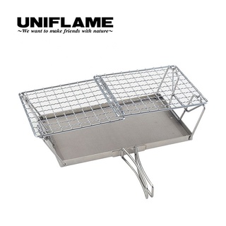 日本直送 露營用品 戶外用品 UNIFLAME 2WAY! 多功能烤網架