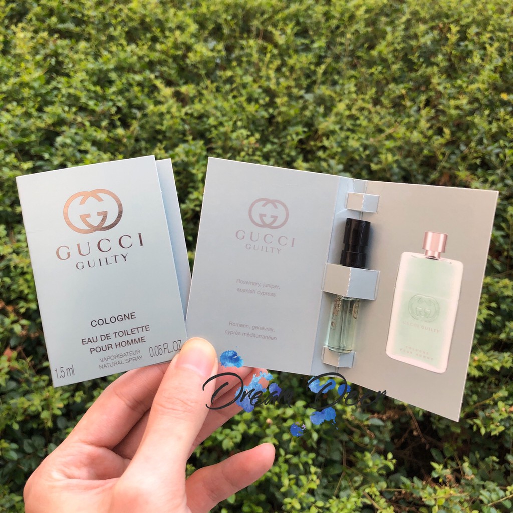 🔥現貨🔥 Gucci Guilty Cologne 罪愛男性古龍水 針管/試管香水 1.5ml 隨貨附發票 夢鹿