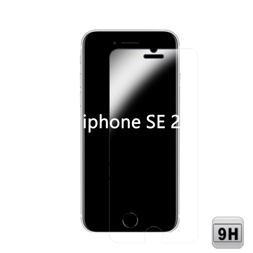 【Ezstick】APPLE IPhone SE 2 專用 鏡面鋼化玻璃膜 電鍍防指紋 疏水疏油 厚膠