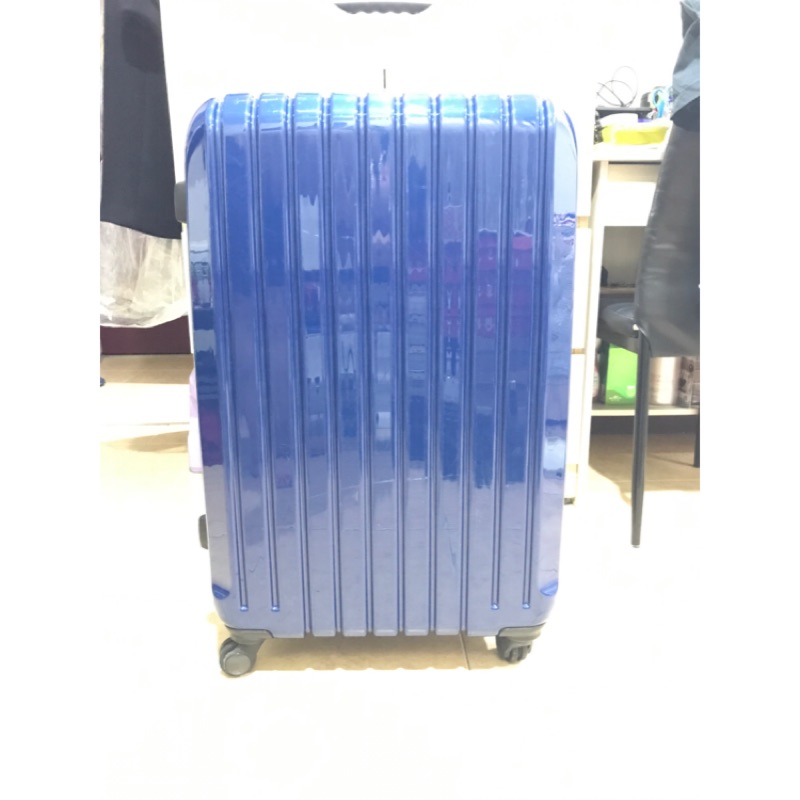 【Deseno】瑰麗絢燦-29吋深鋁框PC鏡面行李箱(海藍)
