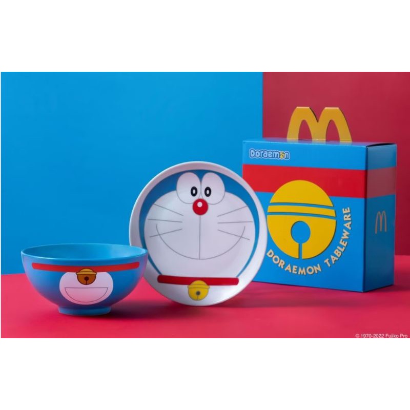 麥當勞推哆啦A夢經典陶瓷碗盤套裝組