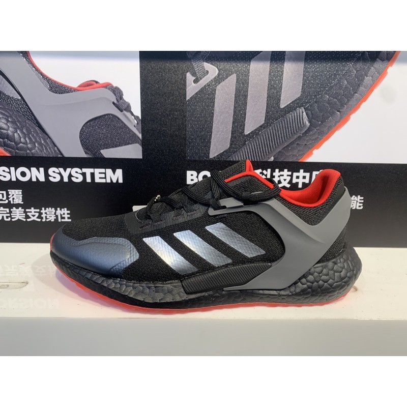  ADIDAS ALPHATORSION BOOST 黑紅 慢跑鞋 編織 反光 男鞋 GZ7542