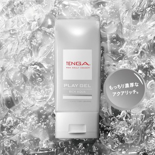 日本TENGA PLAY GEL RICH AQUA 潤滑液 160ml 白色 濃厚