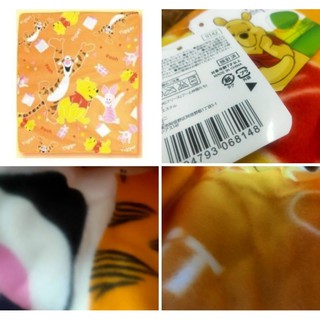 牛牛ㄉ媽*日本進口正版品 ㊣熊維尼Winnie the Pooh 禦寒披毯/冷氣毯/毛毯懶人毯披肩暖毯保暖披肩毯絨毛毛毯