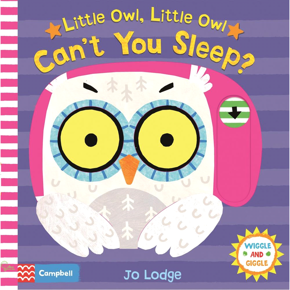 Little Owl,Little Owl Can’t You Sleep? 貓頭鷹睡不著嗎?硬頁推拉書（外文書）