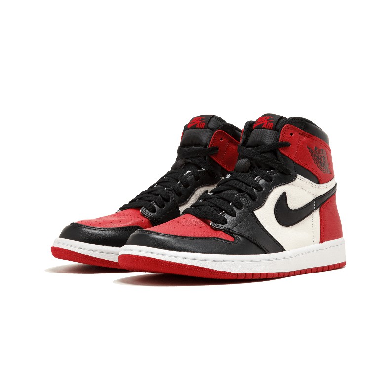 air jordan 1s bred toe