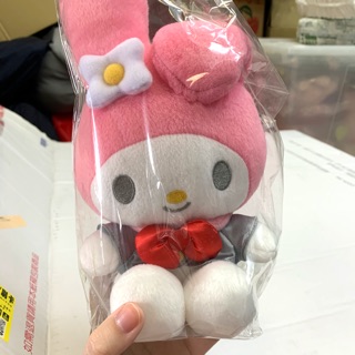 【三麗鷗puroland樂園初期限定販售品】日本Sanrio-My Melody美樂蒂娃娃玩偶（西裝領帶造型）
