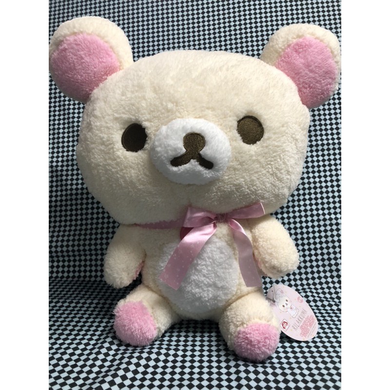 日本空運來台景品 正版懶懶熊 拉拉熊 牛奶熊玩偶 娃娃 布偶 絨毛玩具