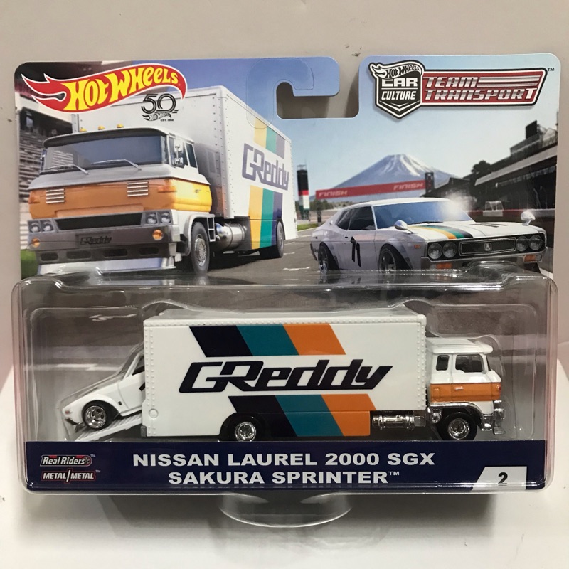 售HOTWHEELS 風火輪nissan laurel 2000 sgx限量膠胎 汽車 運輸車文化組