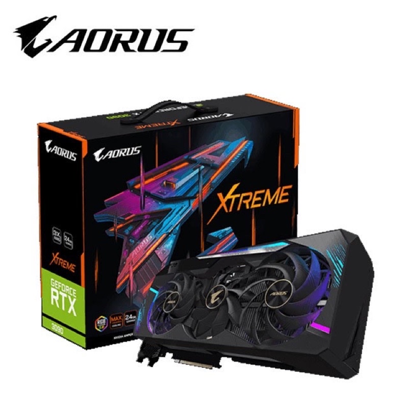 AORUS GeForce RTX™ 3090 MASTER 24G 顯示卡