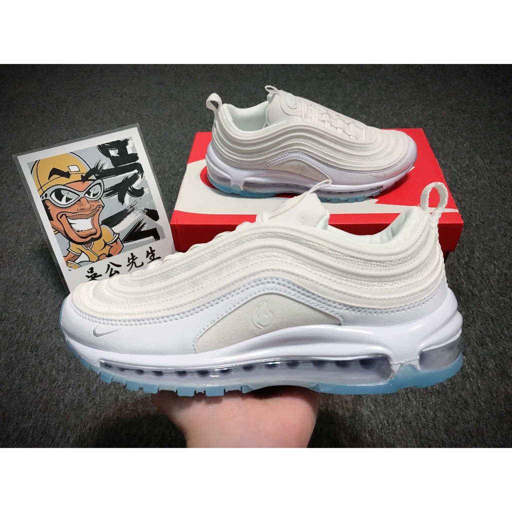 【吳公先生】NIKE AIR MAX 97 白色 米白 冰藍 冰底 白彈 3M 反光 氣墊 CT4526-100