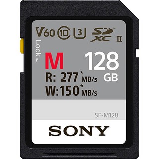 【玖華攝影器材】Sony SF-M128 UHS-II 128G SDXC 高速連拍 4K錄影 記憶卡 索尼公司貨