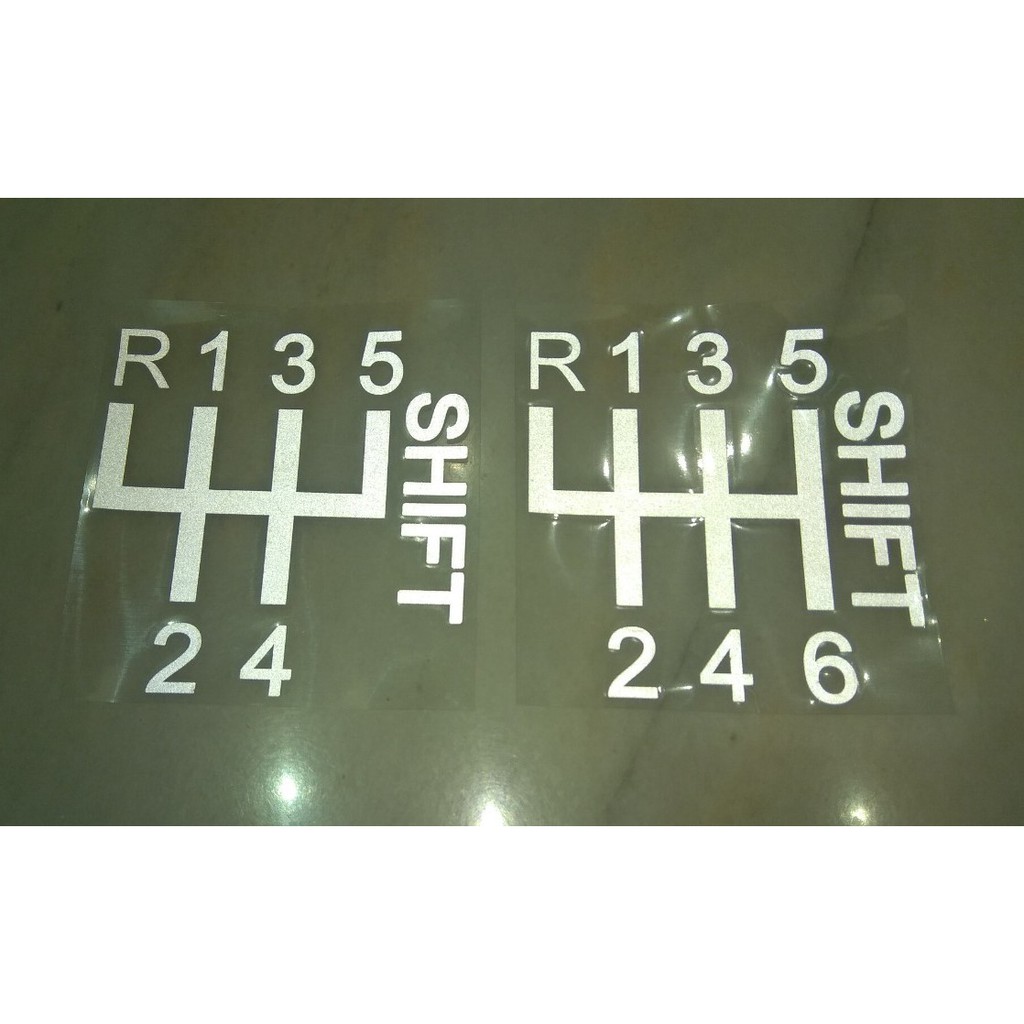 台灣現貨手排檔位貼紙手排車5速6速改裝反光bmw E46 E60 E92 E60 寶馬 蝦皮購物