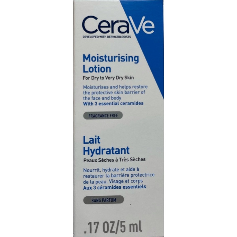 CeraVe 長效清爽保濕乳 5ml 2022/03臺灣萊雅公司貨