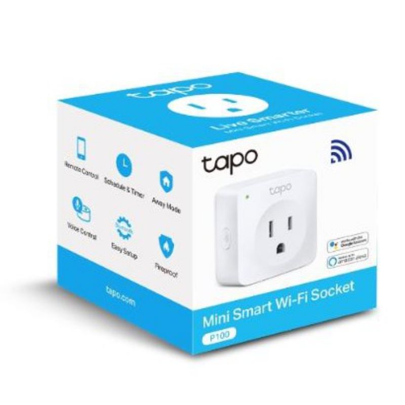 【現貨熱銷】TP-Link Tapo P100 智慧插座 WIFI 無線 迷你 攜帶型 遠端控制 可語音 插座 單入