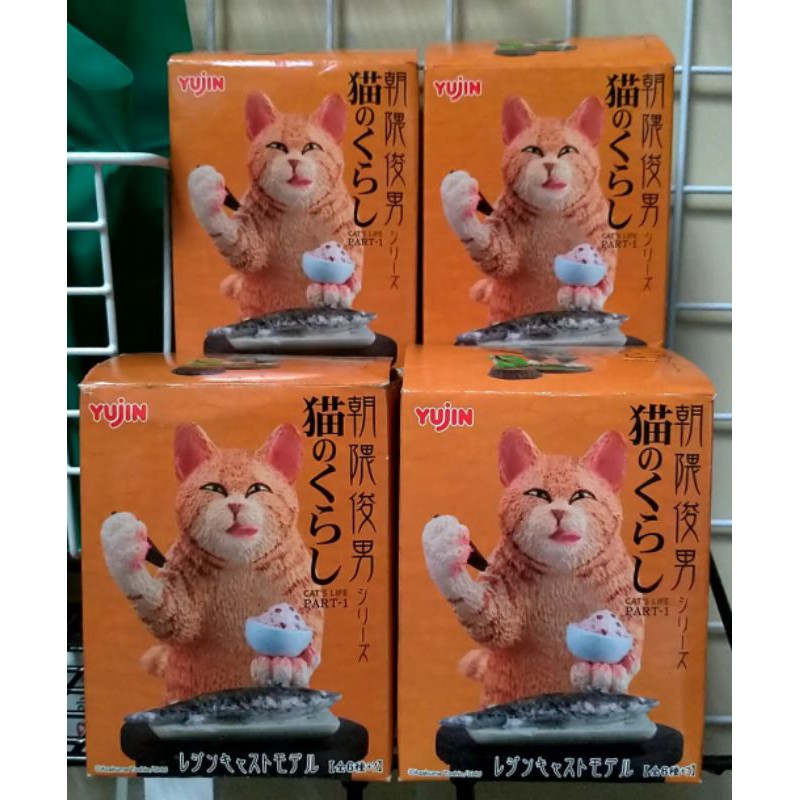 YUJIN 朝隈俊男 貓之生活 盒玩公仔 小全六款一組