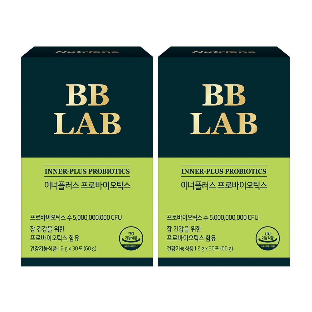 BB LAB 韓國BB科研 複方益生菌+益生元隨身包 2gx30入x2盒【原廠總代理】