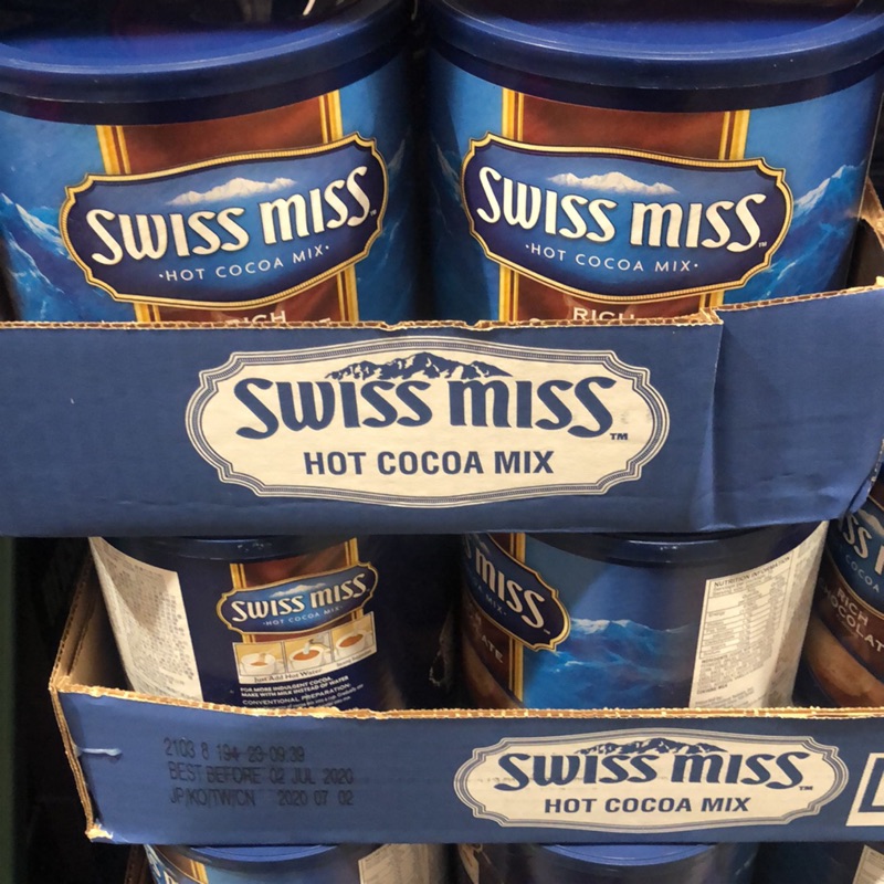好市多現貨代購㊣ SWISS MISS 香濃可可粉 RICH CHOCOLATE 罐裝 咖啡粉 即溶咖啡粉