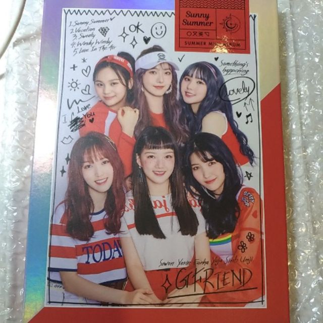 Gfriend 夏日專輯 空專 紅版(含折疊海報)