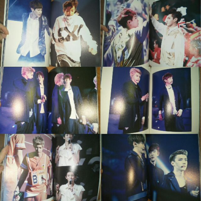 【엑소-엘】64p EXO CHANYEOL 朴燦烈 KRIS 吳亦凡 寫真 站子 PB photobook