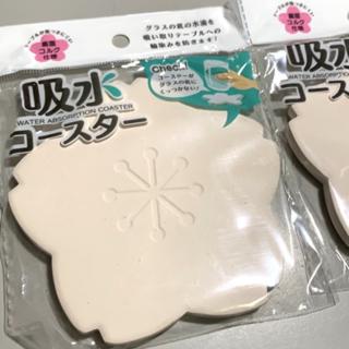 珪藻土英文文字方型吸水杯墊櫻花 花瓣造型吸水杯墊 蝦皮購物