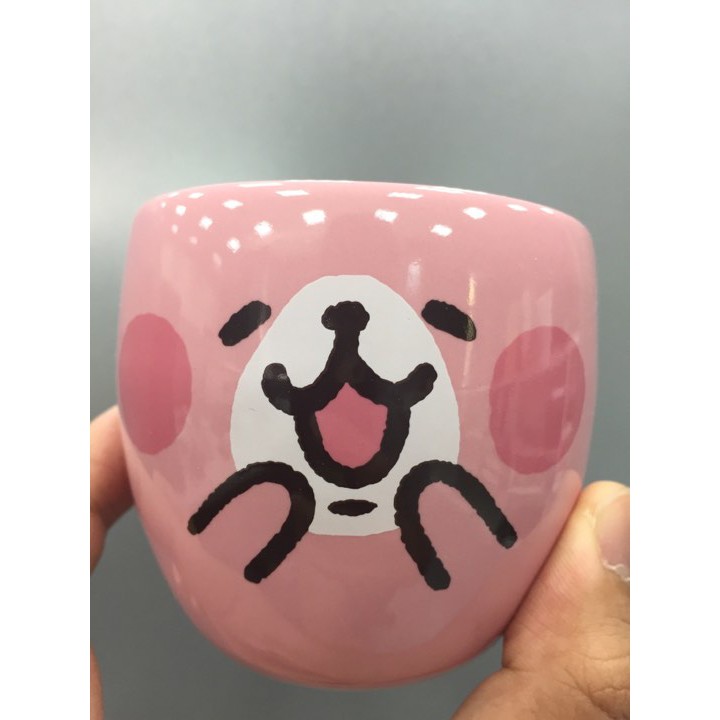 日本購入 卡娜赫拉  cafe 陶瓷杯 粉色 限定品 兔兔  カナヘイ a1900,a1499