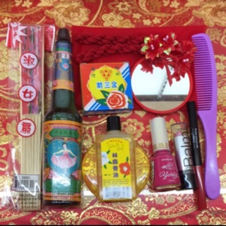 ❤️❤百麗的店💕拜媽祖娘娘註生娘娘瑤池金母臨水夫人九天玄女土地婆三公主妙應仙妃等女神的胭脂水粉祈求還願送神拜拜用品