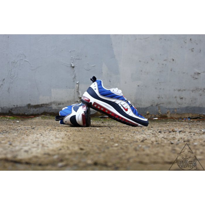 【HYDRA】Nike Air Max 98 Gundam 鋼彈 氣墊 藍紅 慢跑鞋 男鞋【640744-100】