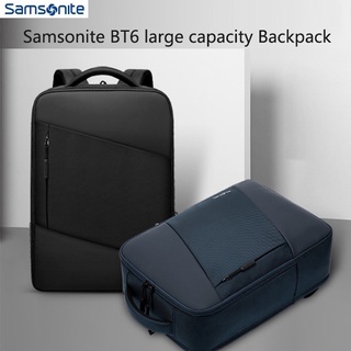 Samsonite BT6 筆記本電腦背包大容量旅行背包多功能書包男士 PC 背包青少年大容量