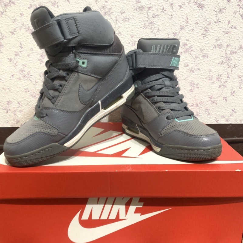 🔥Nike增高鞋 nike內增高 Nike air revolution sky hi 灰色 Nike球鞋 Nike鞋