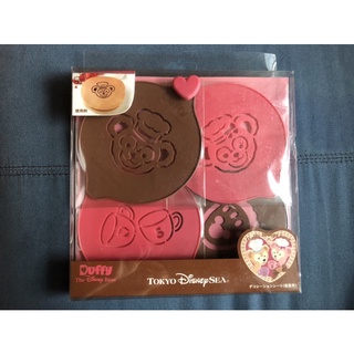 日本製 Disney sea 達菲 咖啡拉花造型模具/粉篩模 （全新）