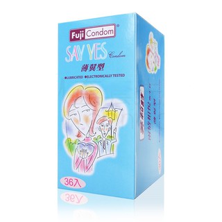 芙莉詩 say yes 薄翼型保險套 36入裝 兩情相悅衛生套