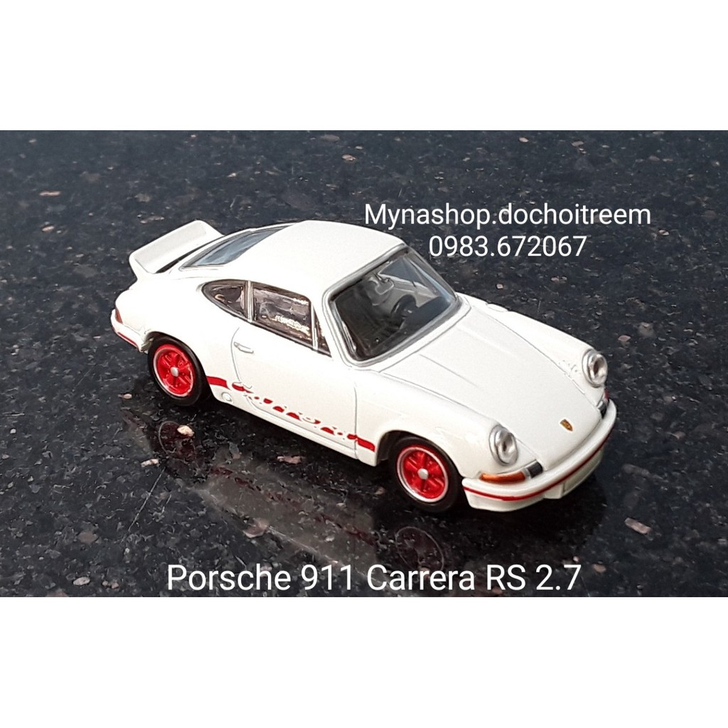 玩具靜態 tomica 高級車型無盒,保時捷 911 Carrera RS 2.7(白色)