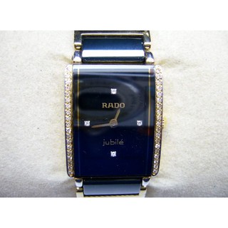 [吉宏精品交流中心]RADO 雷達 Integral 精密陶瓷 黑面 原鑲真鑽 石英 女錶(1)