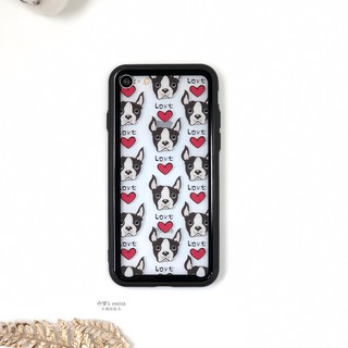 法鬥玻璃背板手機殼 軟殼 適用iPhoneX iPhoneXS iPhone 6 6S Plus