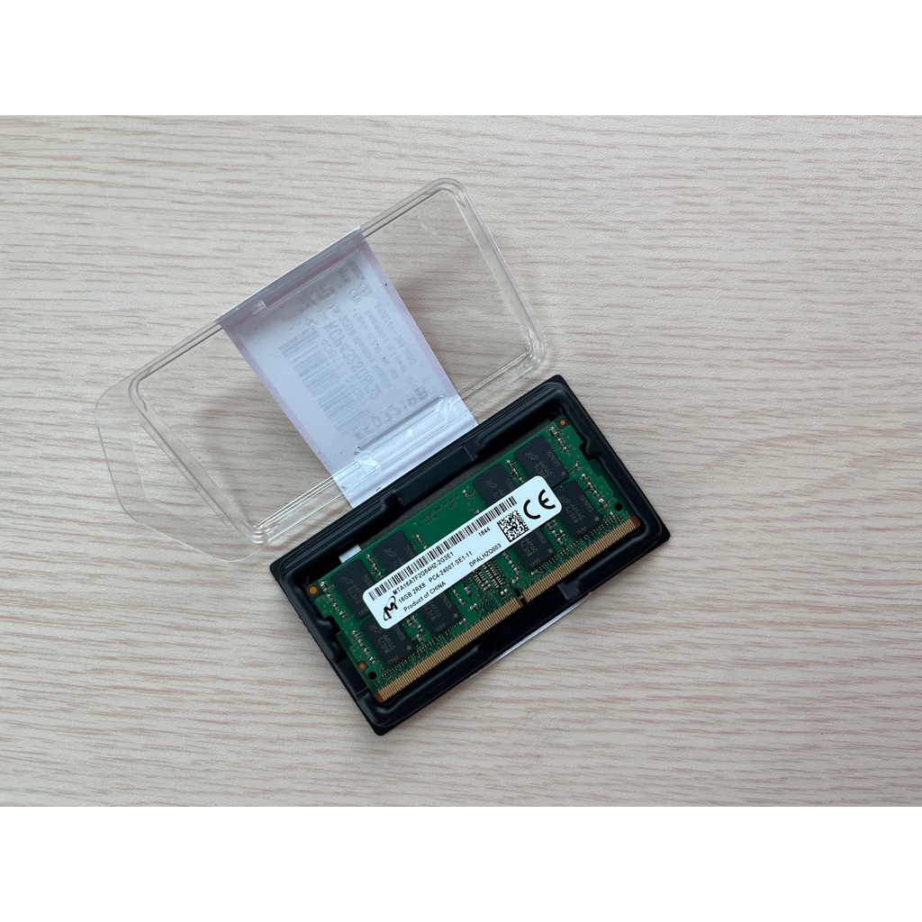美光 Micron DDR4 2400 16GB 筆記型記憶體(MTA16ATF2G64HZ-2G3E1)