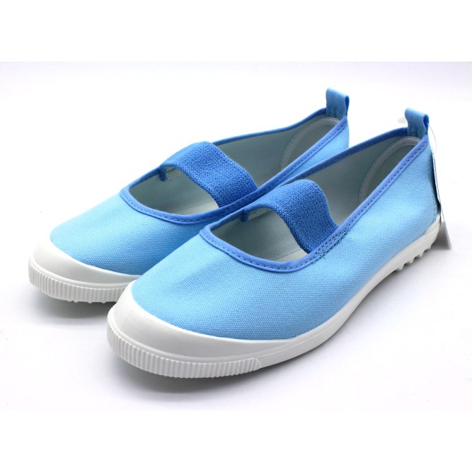 【艾莉絲童鞋】MoonStar日本月星機能童鞋-抗菌防滑室內鞋(日本製造生產的唷)-淺藍(MS1951)