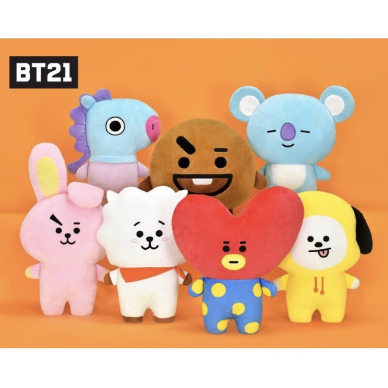 BT21 12吋造型扁抱枕（KOYA）