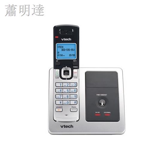 偉易達vtech6111數字無繩電話機dect6.0公司家庭固定座機可掛墻