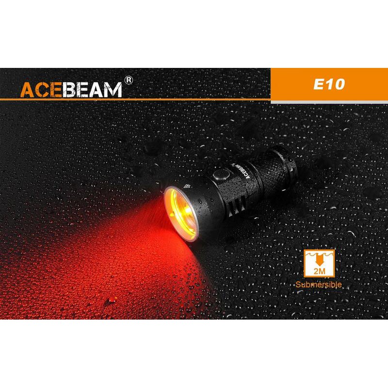 {台中工具老爹}  ACEBEAM E10 袖珍便攜型遠射手電筒內置26350電池 USB充電 三種光源