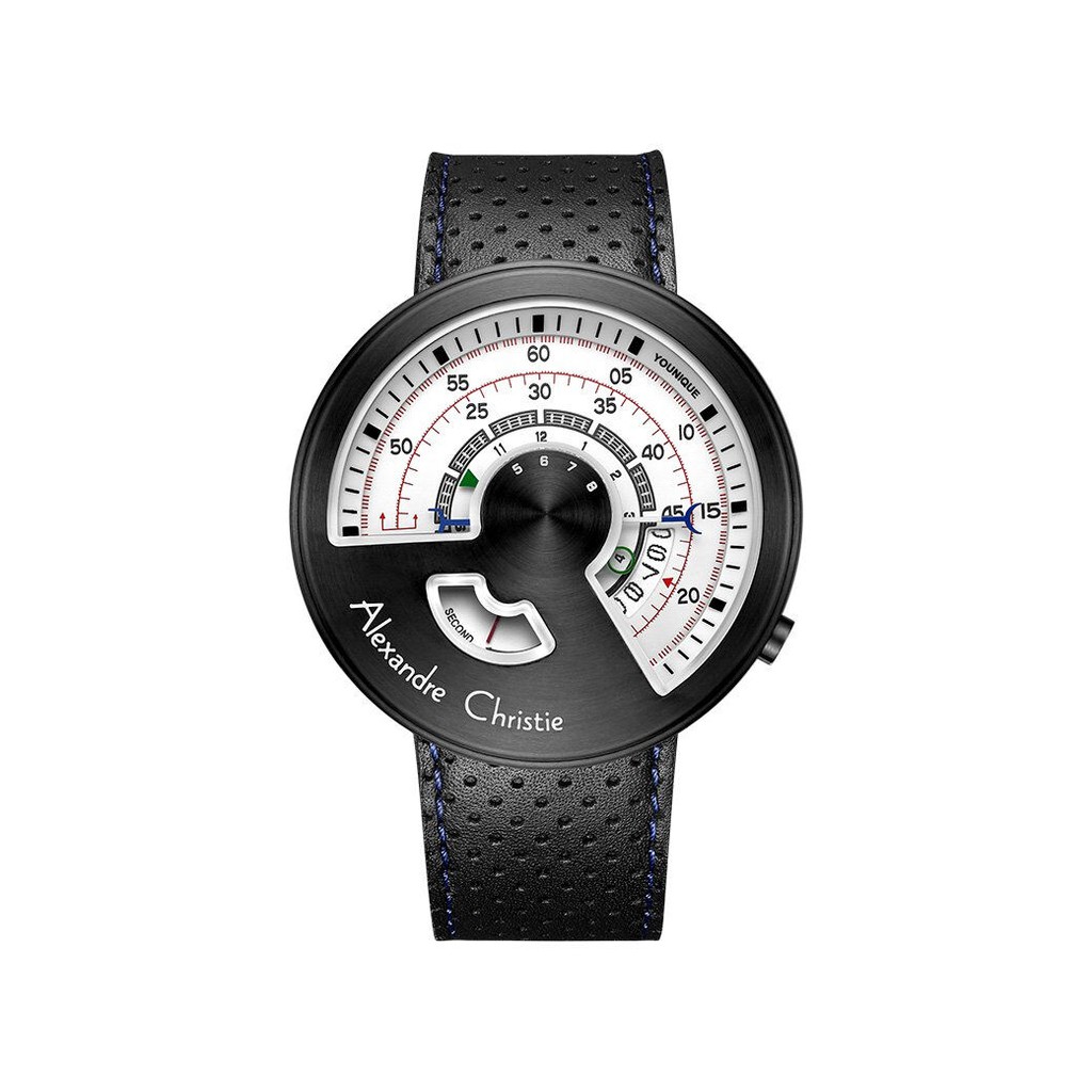 【Alexandre Christie】8516MSLIPSL 石英皮革  AC手錶