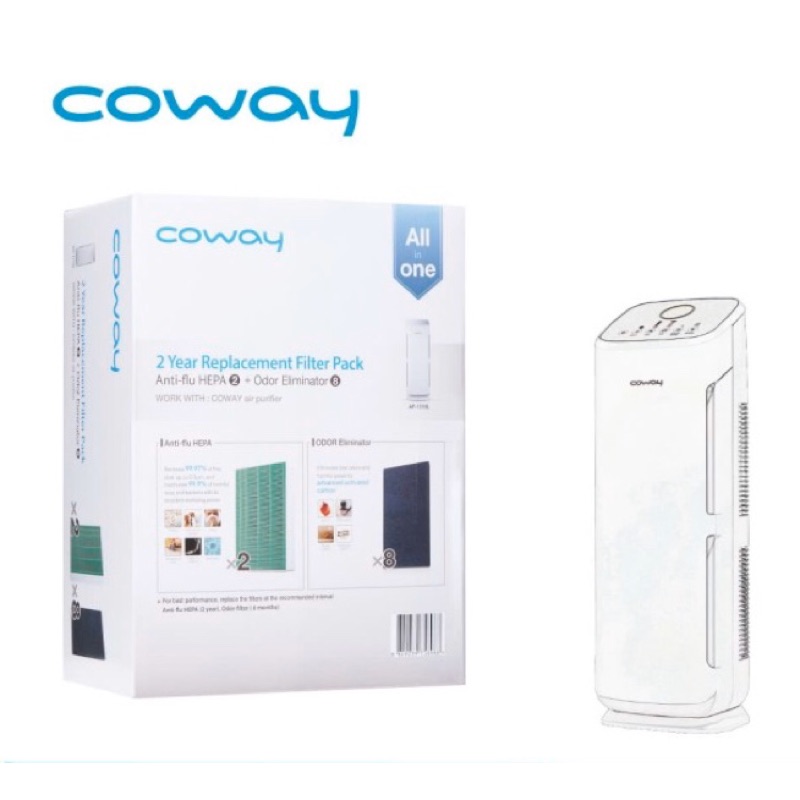 《新品》Coway空氣清淨機二年份濾網(AP-1216L)